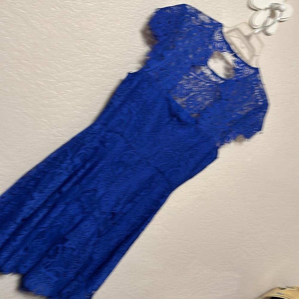 Lace cap sleeve dress by BB DAKOTA  size 6 - Picture 6 of 6